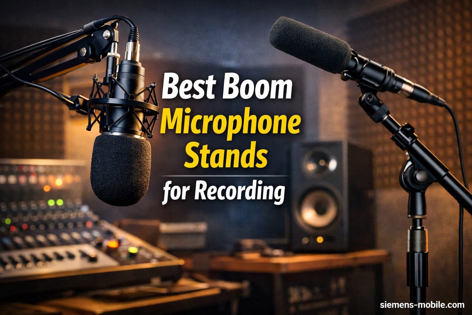 Best Boom Microphone Stands for Recording