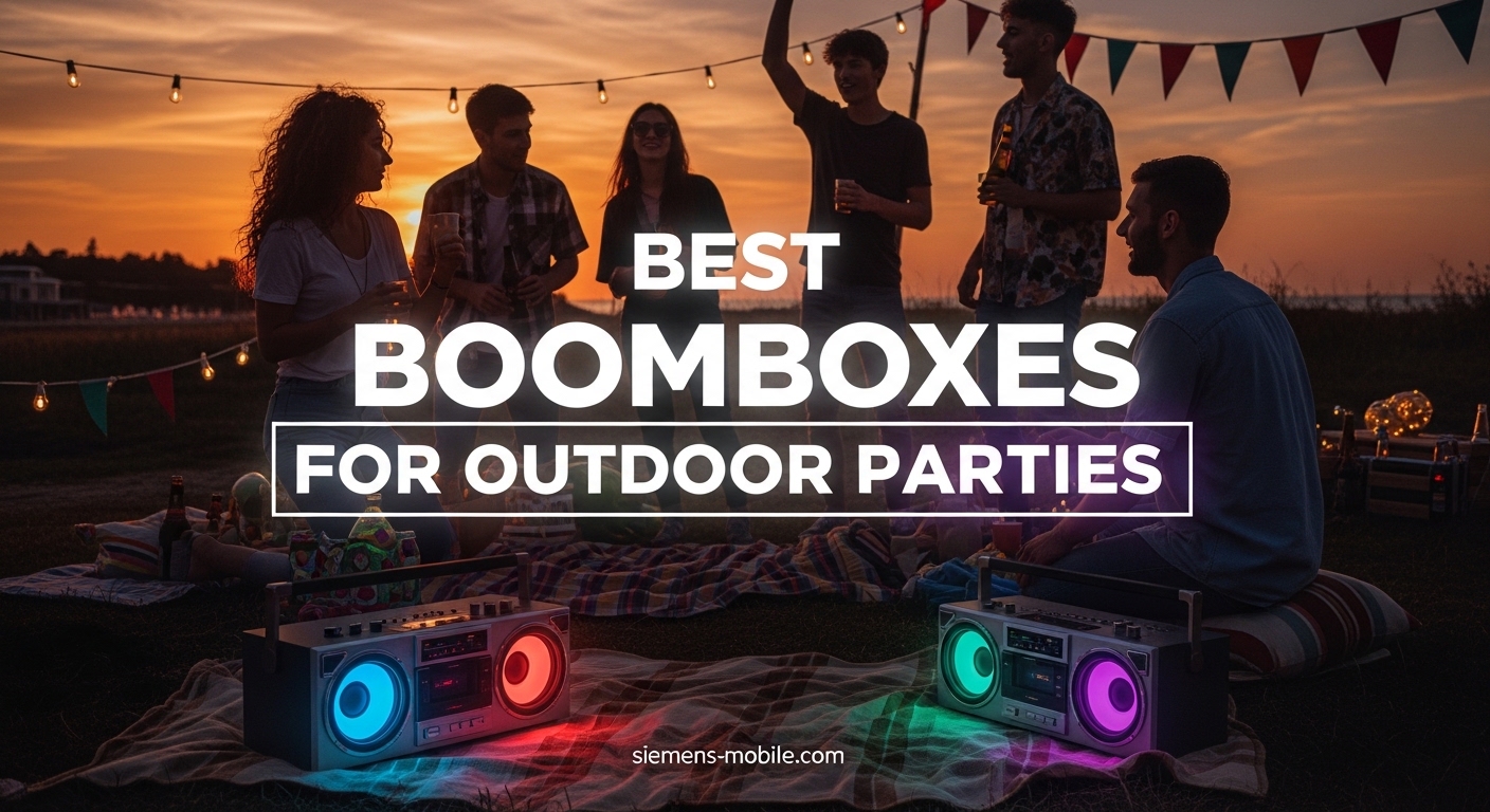 Best Boomboxes for Outdoor Parties