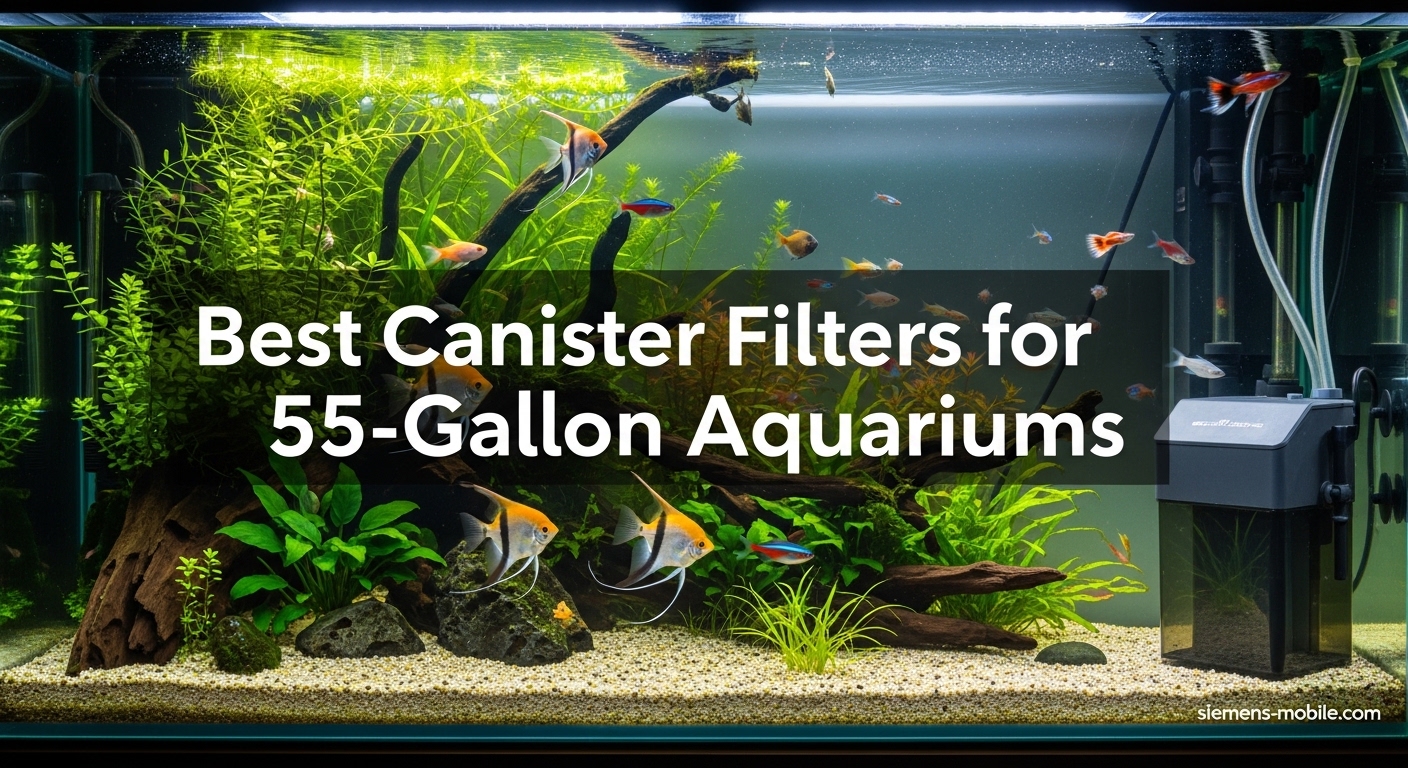 Best Canister Filters for 55-Gallon Aquariums