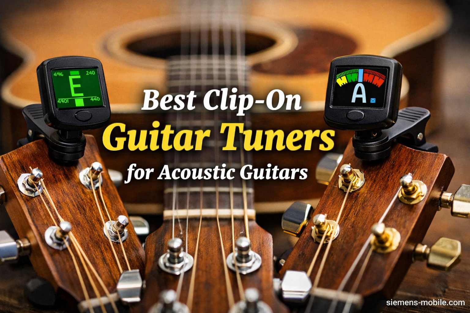 Best Clip-On Guitar Tuners for Acoustic Guitars