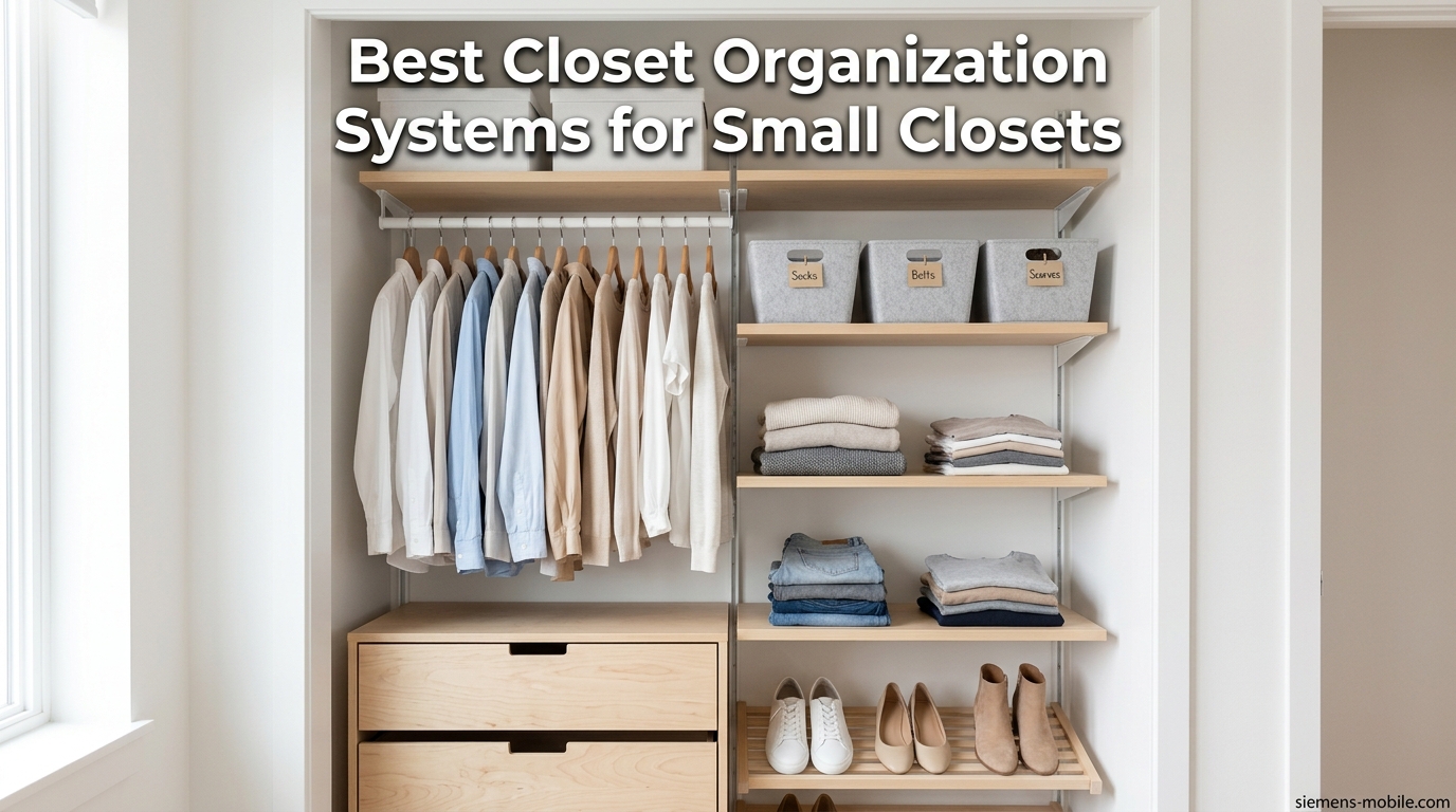 Best Closet Organization Systems for Small Closets
