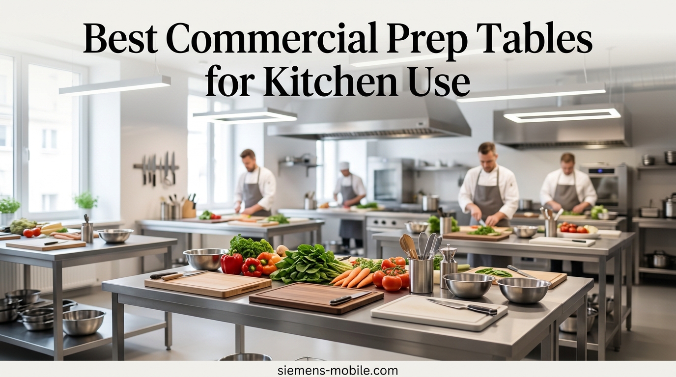 Best Commercial Prep Tables for Kitchen Use