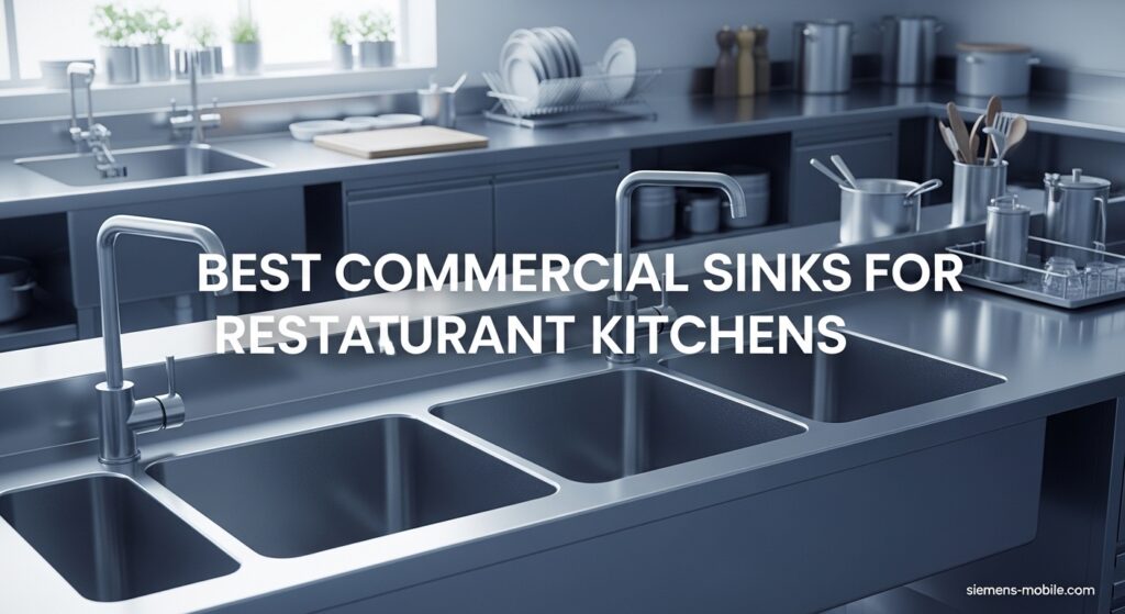Best Commercial Sinks for Restaurant Kitchens