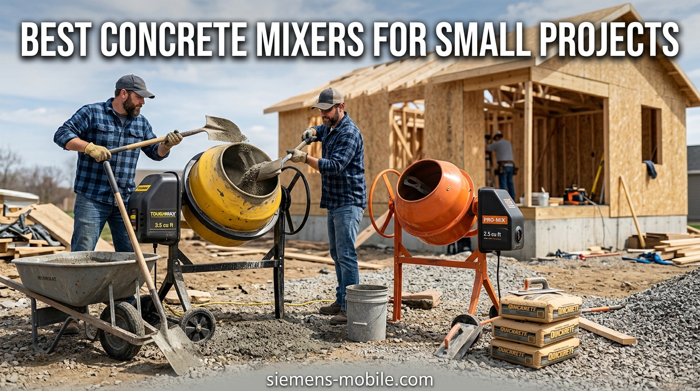 Best Concrete Mixers for Small Projects