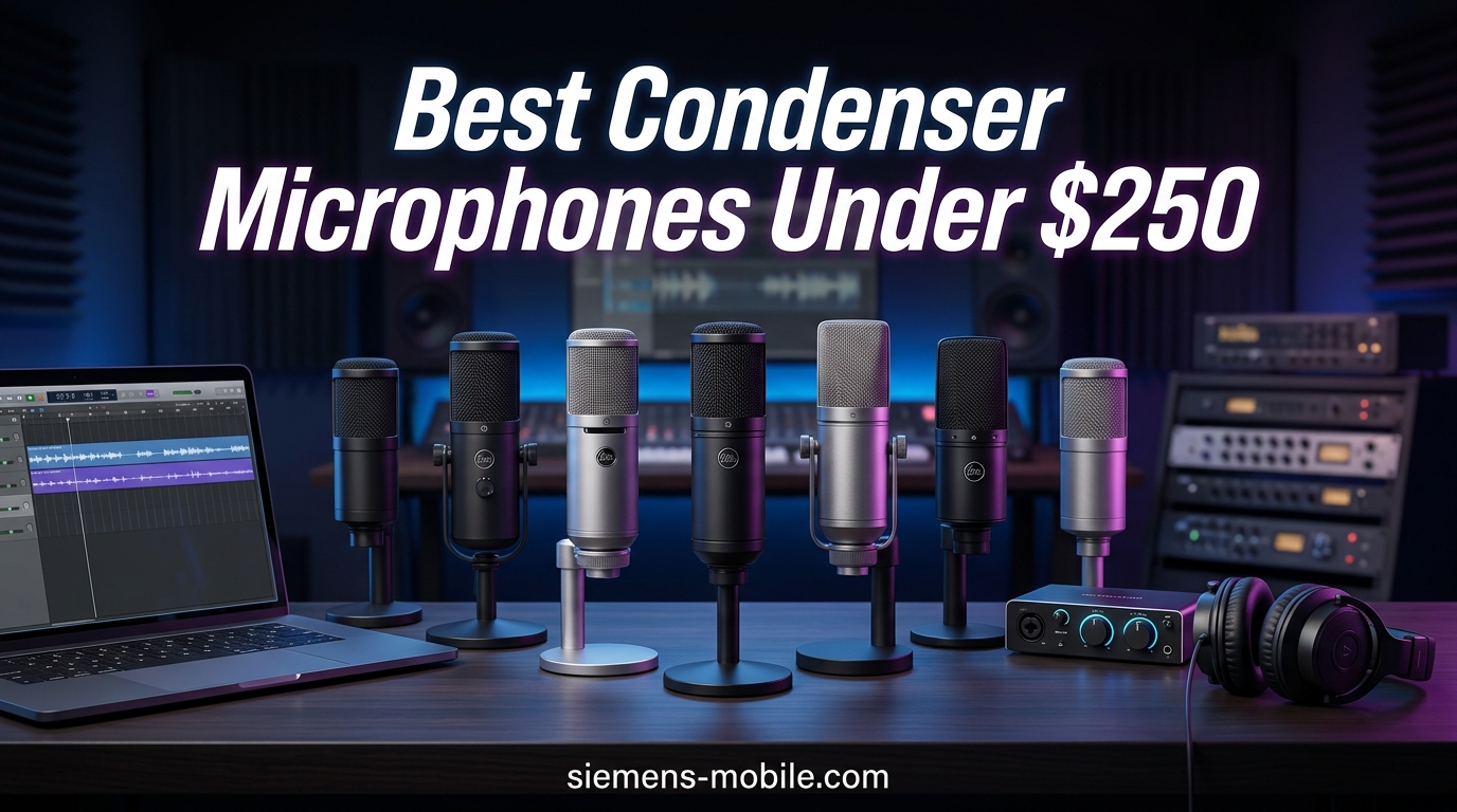 Best Condenser Microphones Under $250