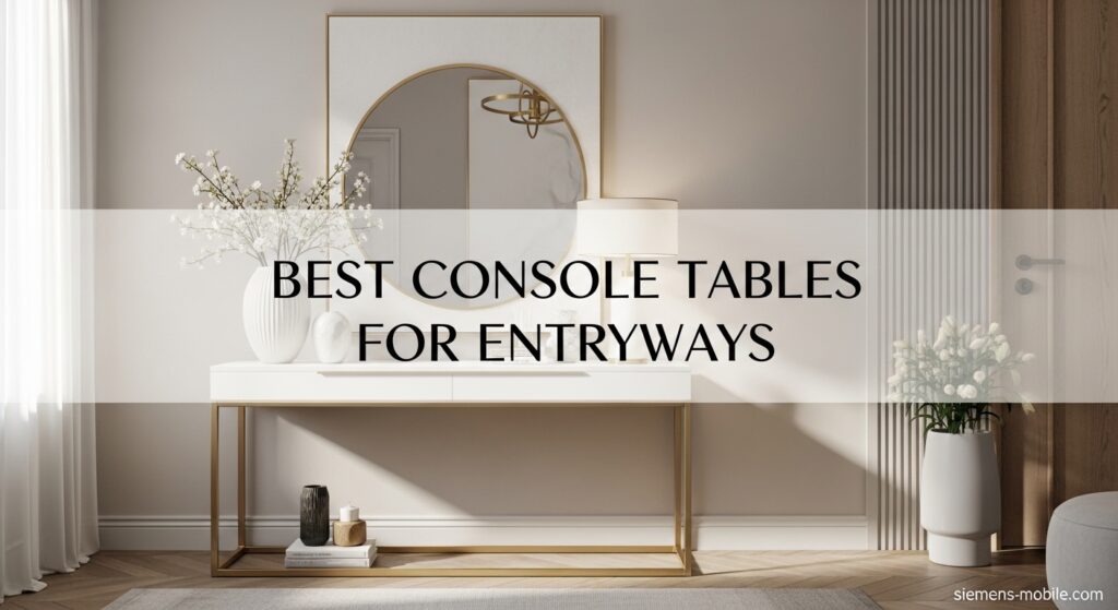 Best Console Tables for Entryways