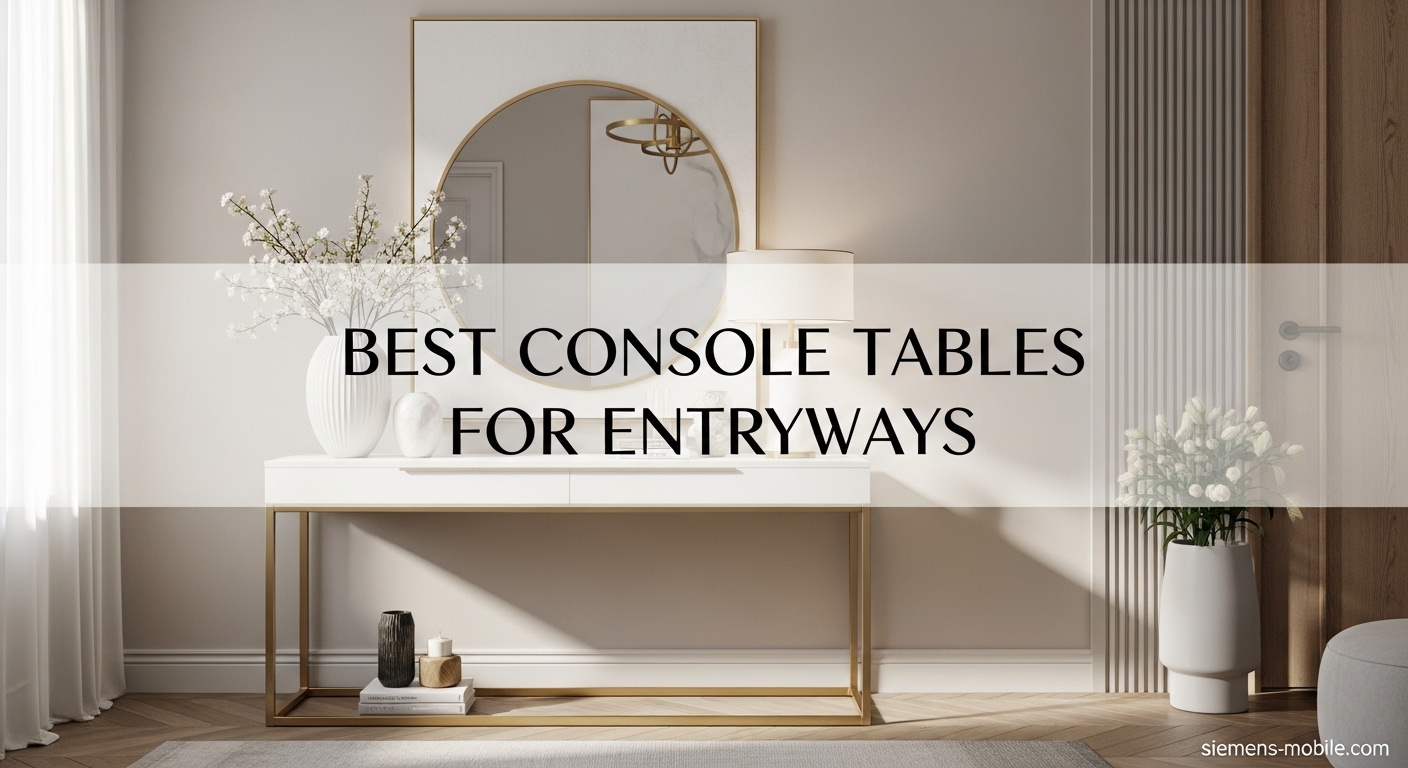 Best Console Tables for Entryways