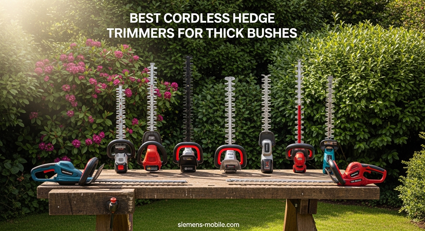 Best Cordless Hedge Trimmers for Thick Bushes