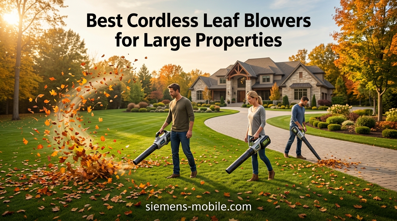 Best Cordless Leaf Blowers for Large Properties