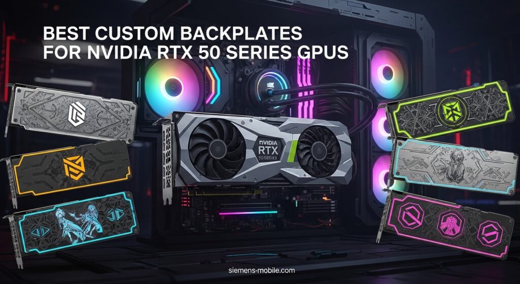 Best Custom Backplates for NVIDIA RTX 50-Series GPUs