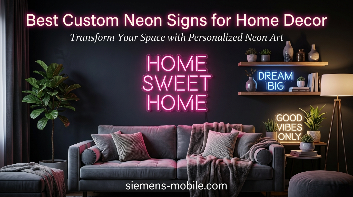 Best Custom Neon Signs for Home Decor