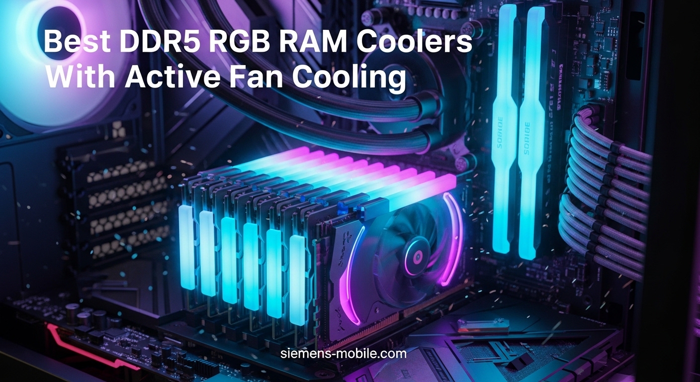 Best DDR5 RGB RAM Coolers With Active Fan Cooling