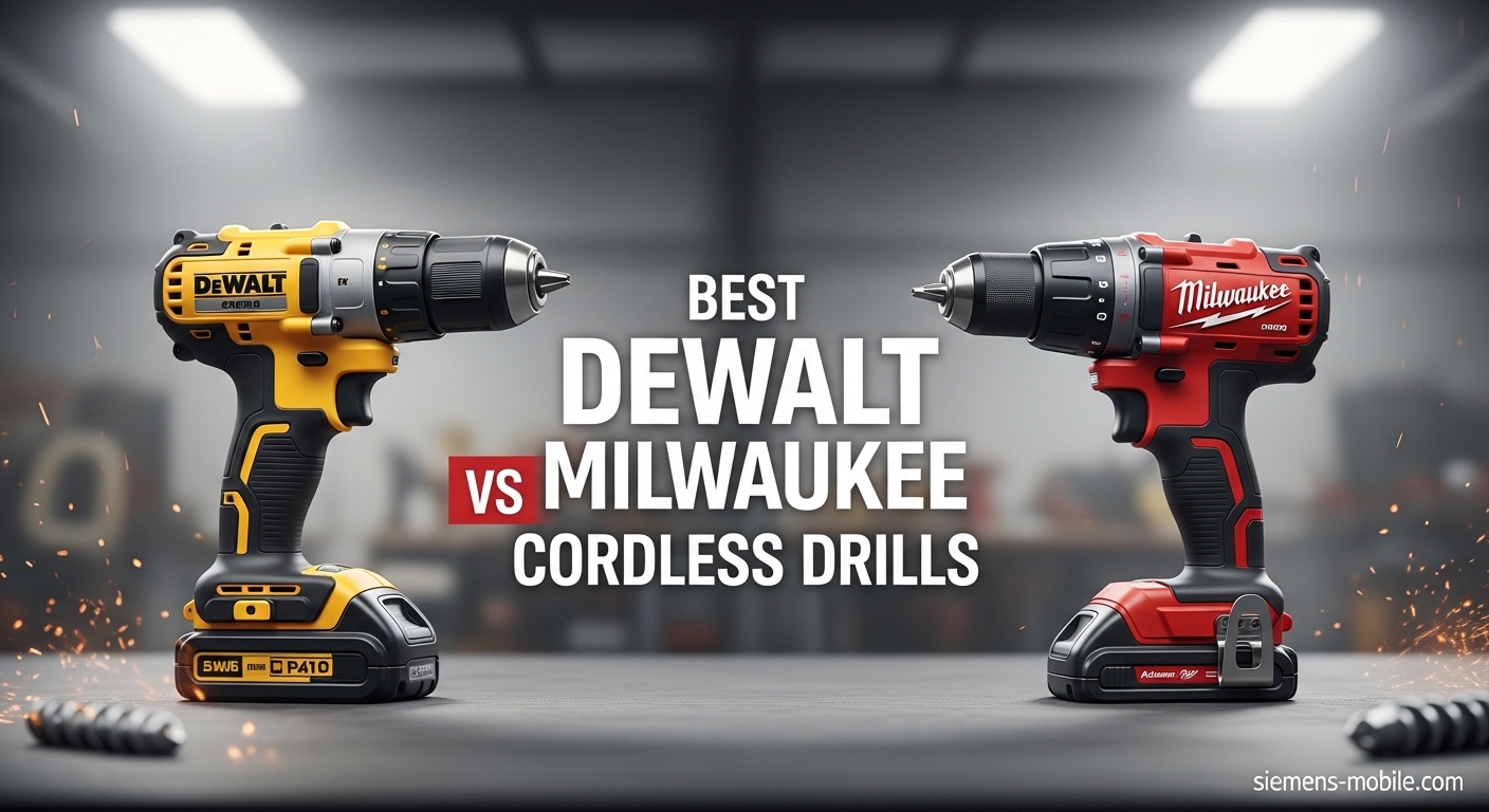 Best DeWalt vs Milwaukee Cordless Drills