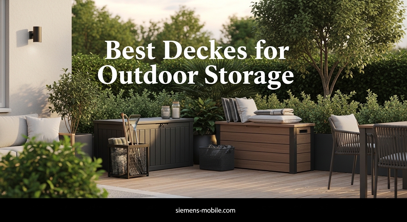 Best Deck Boxes for Outdoor Storage