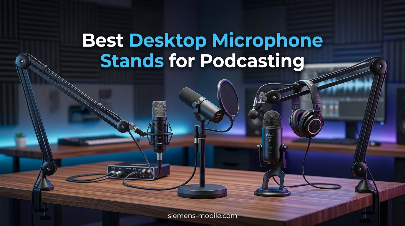 Best Desktop Microphone Stands for Podcasting