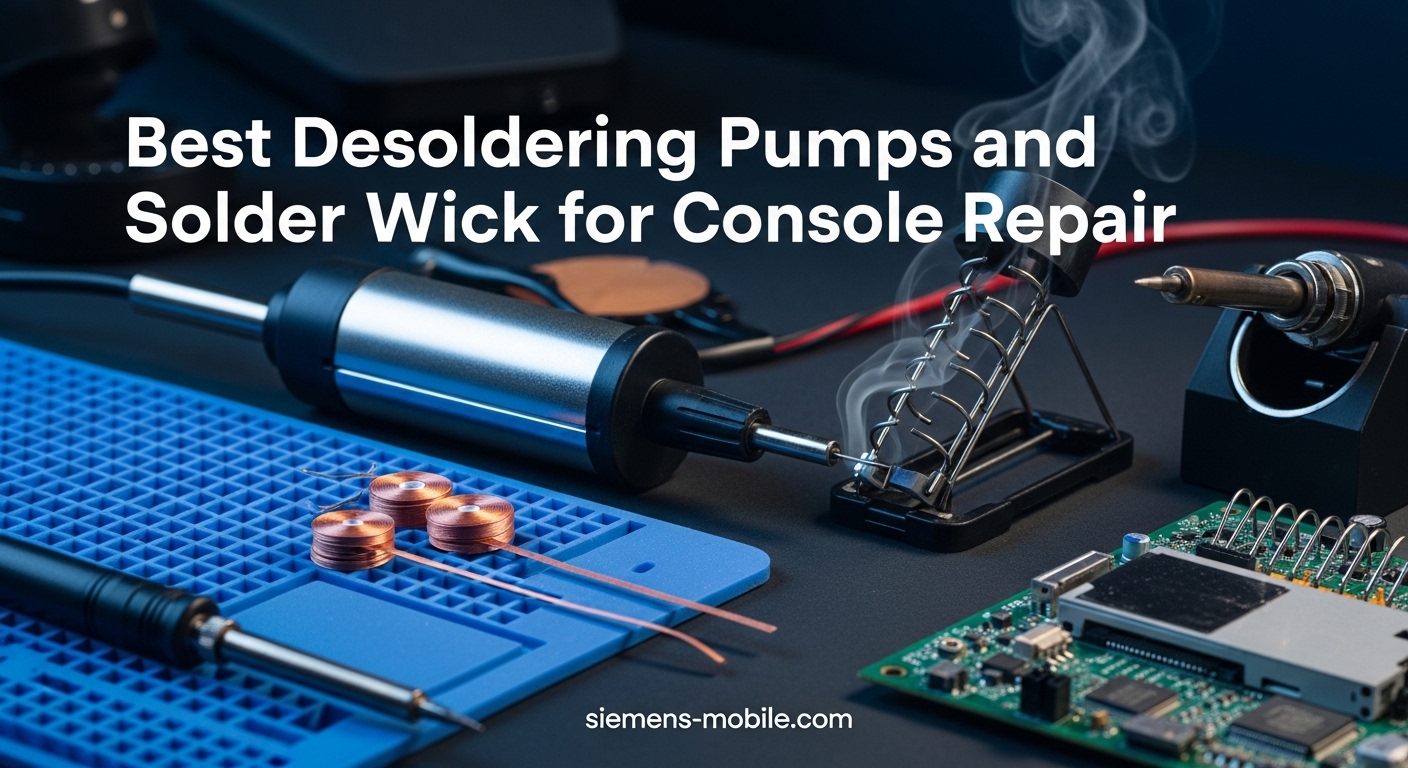Best Desoldering Pumps and Solder Wick for Console Repair