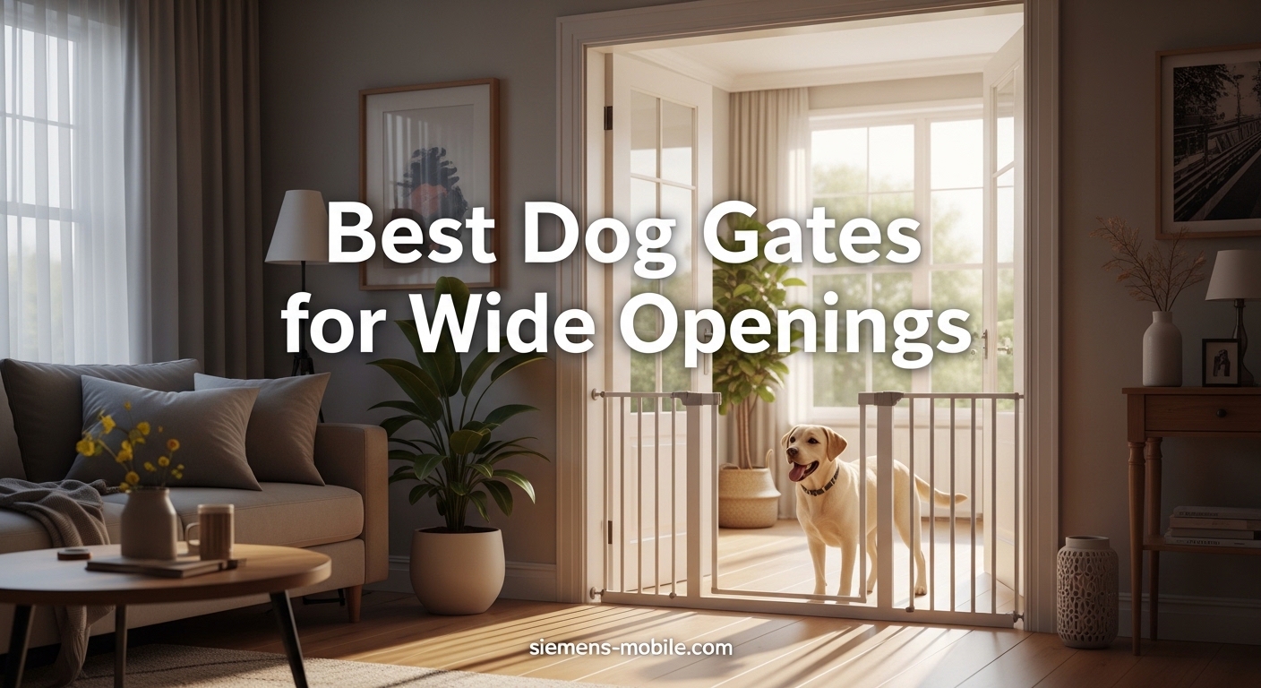Best Dog Gates for Wide Openings