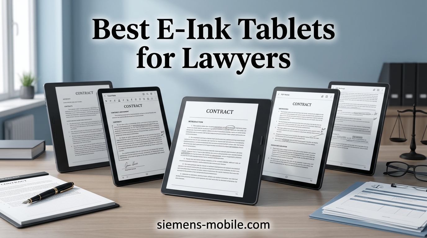 Best E-Ink Tablets for Lawyers