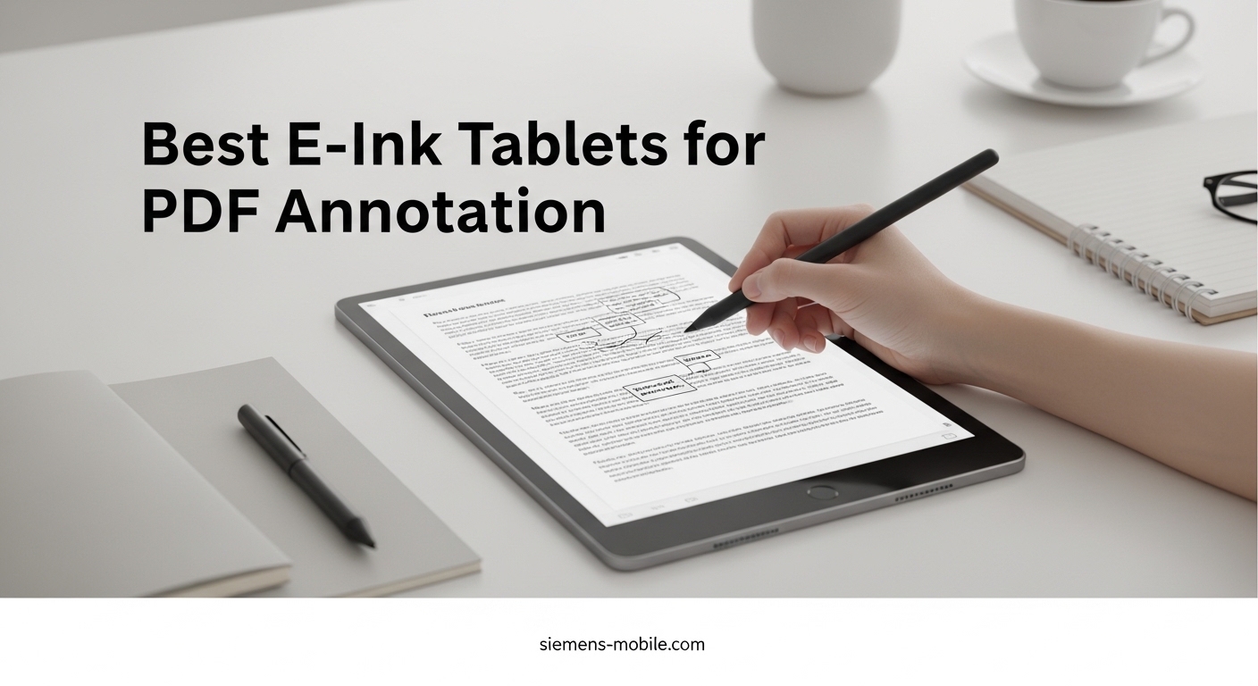 Best E-Ink Tablets for PDF Annotation