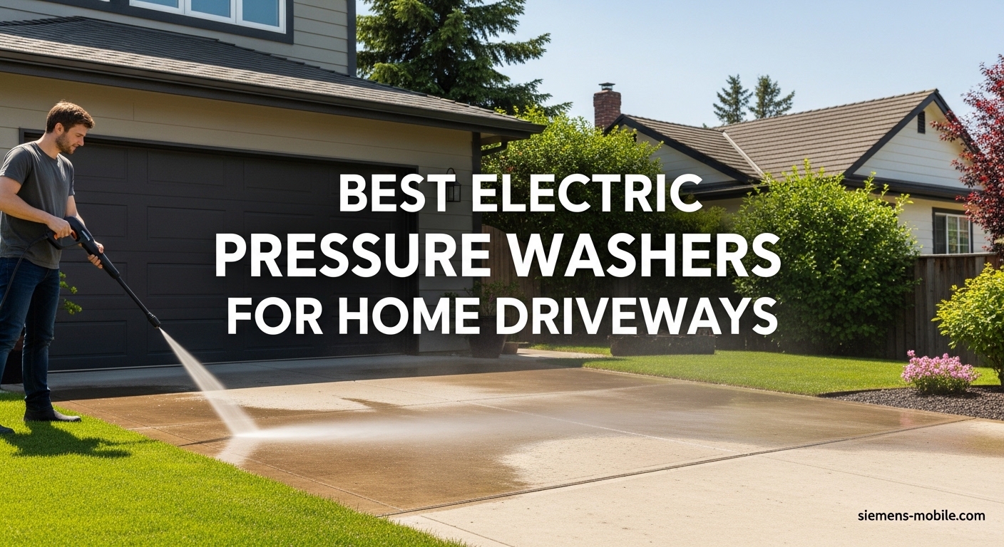 Best Electric Pressure Washers for Home Driveways
