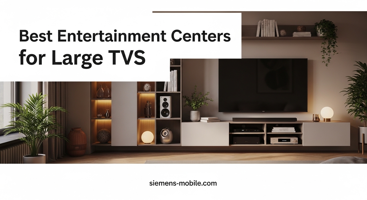 Best Entertainment Centers for Large TVs