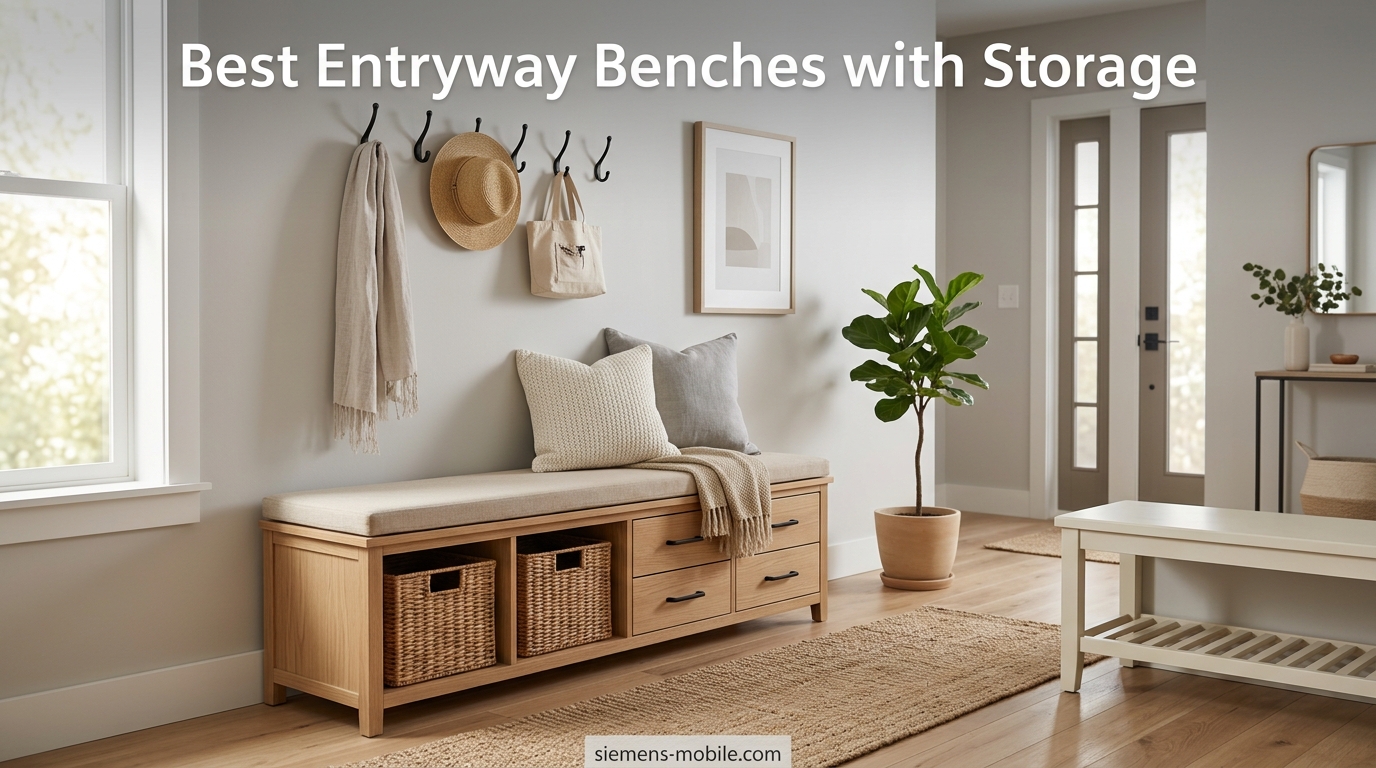 Best Entryway Benches with Storage