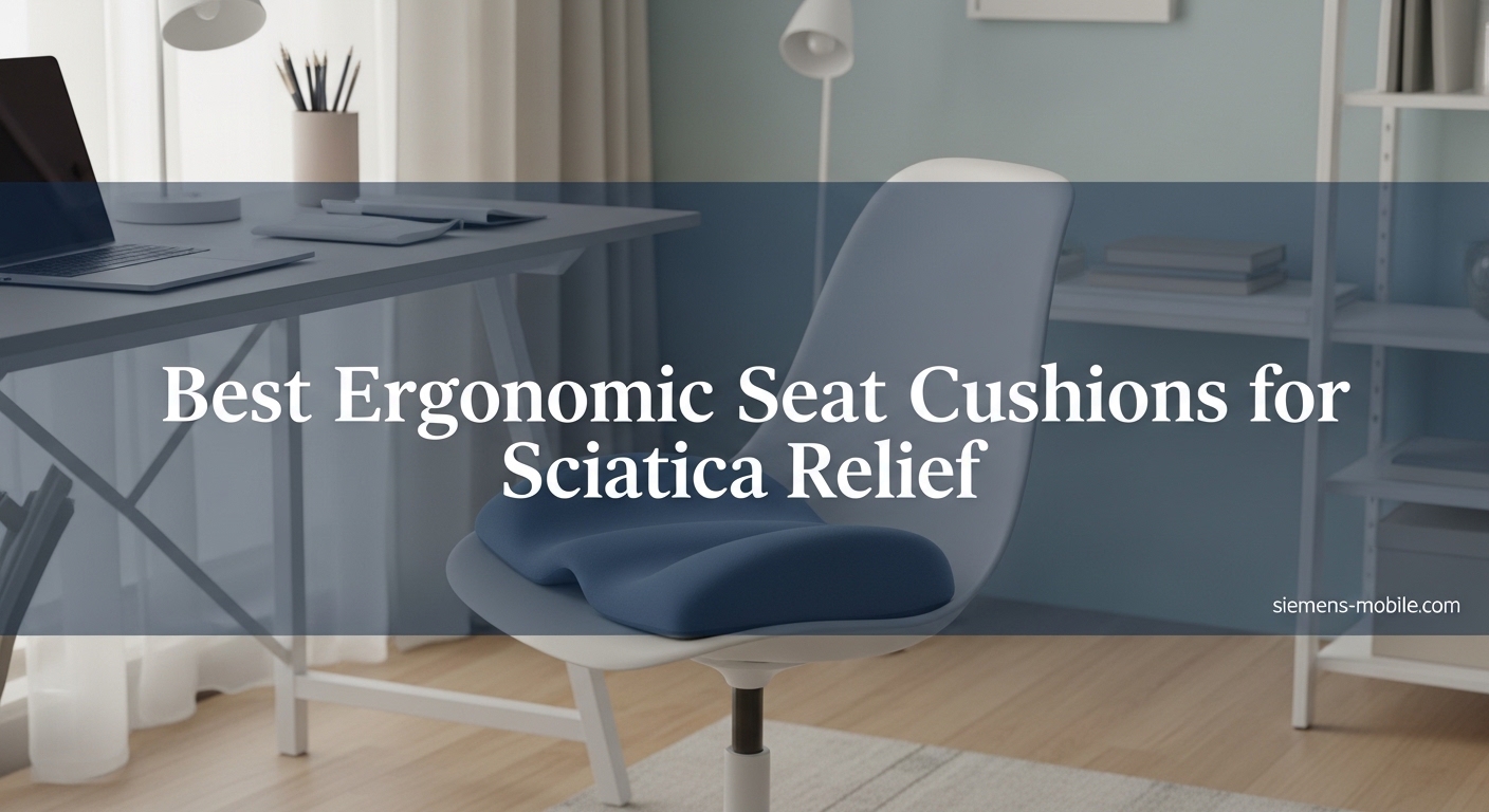 Best Ergonomic Seat Cushions for Sciatica Relief