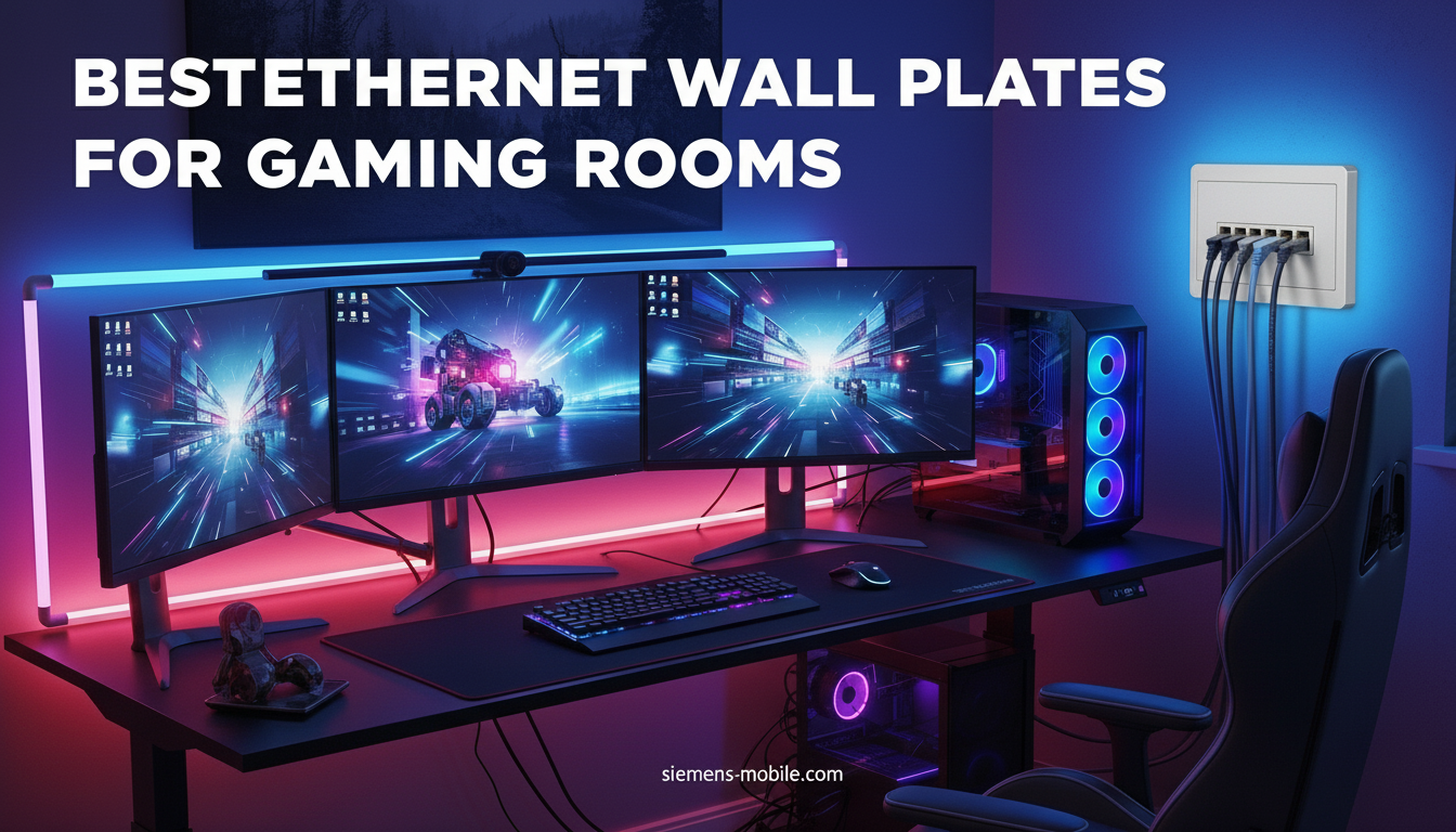Best Ethernet Wall Plates for Gaming Rooms
