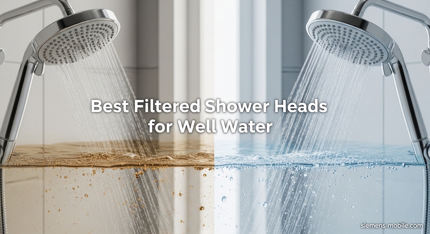 Best Filtered Shower Heads for Well Water