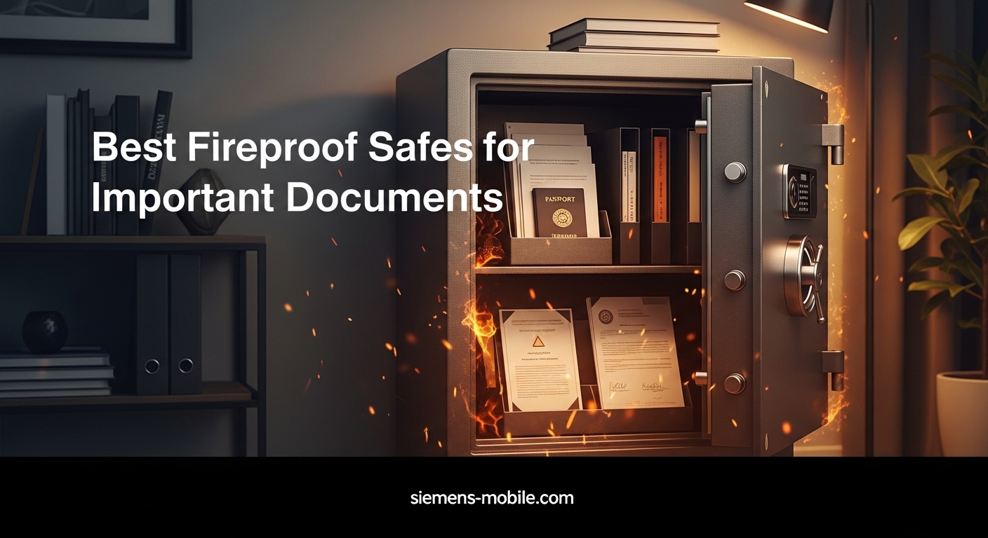 Best Fireproof Safes for Important Documents