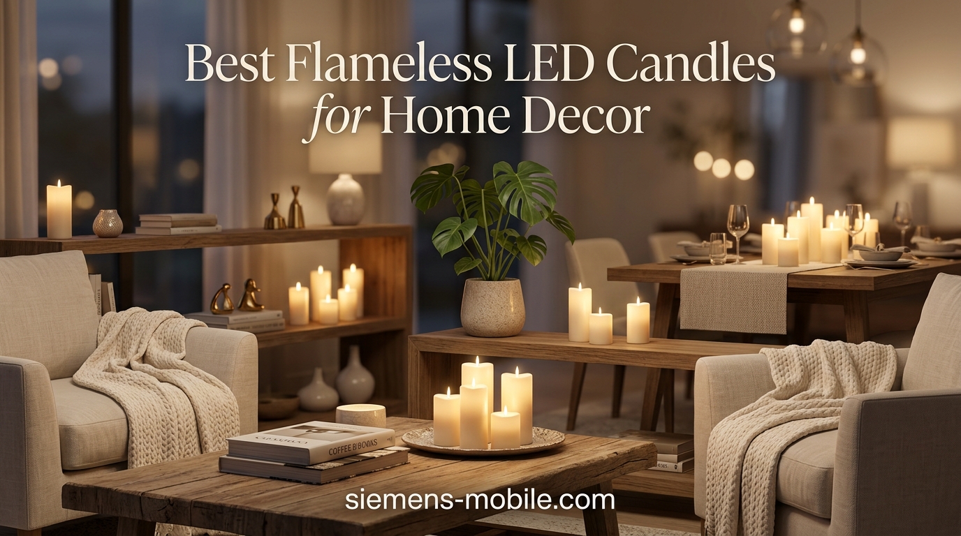 Best Flameless LED Candles for Home Decor