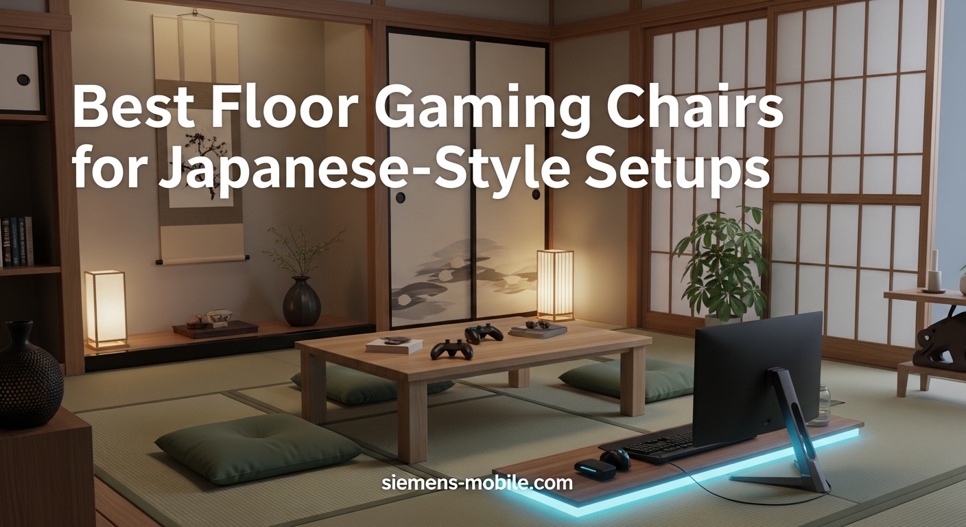 Best Floor Gaming Chairs for Japanese-Style Setups