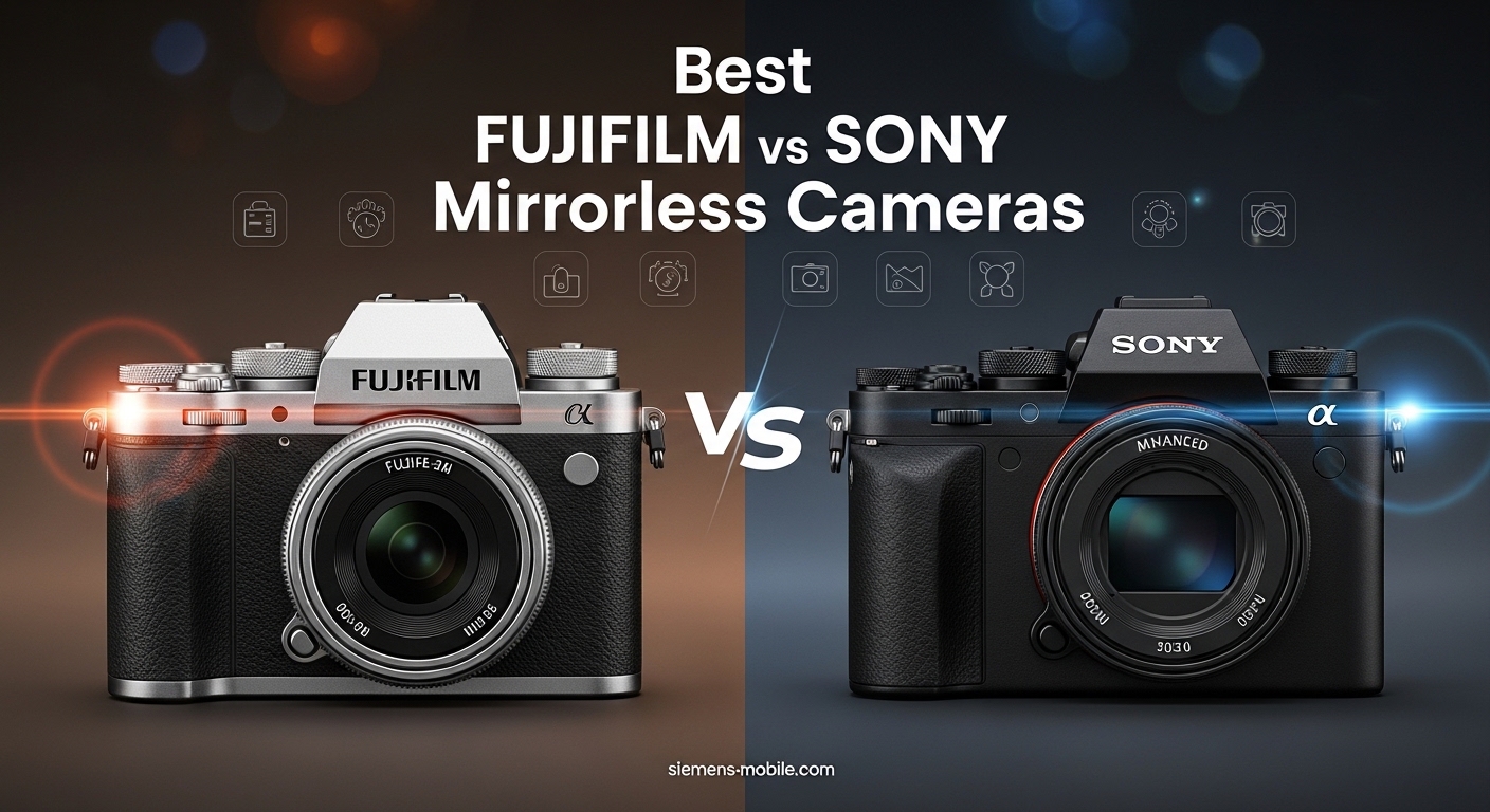 Best Fujifilm vs Sony Mirrorless Cameras