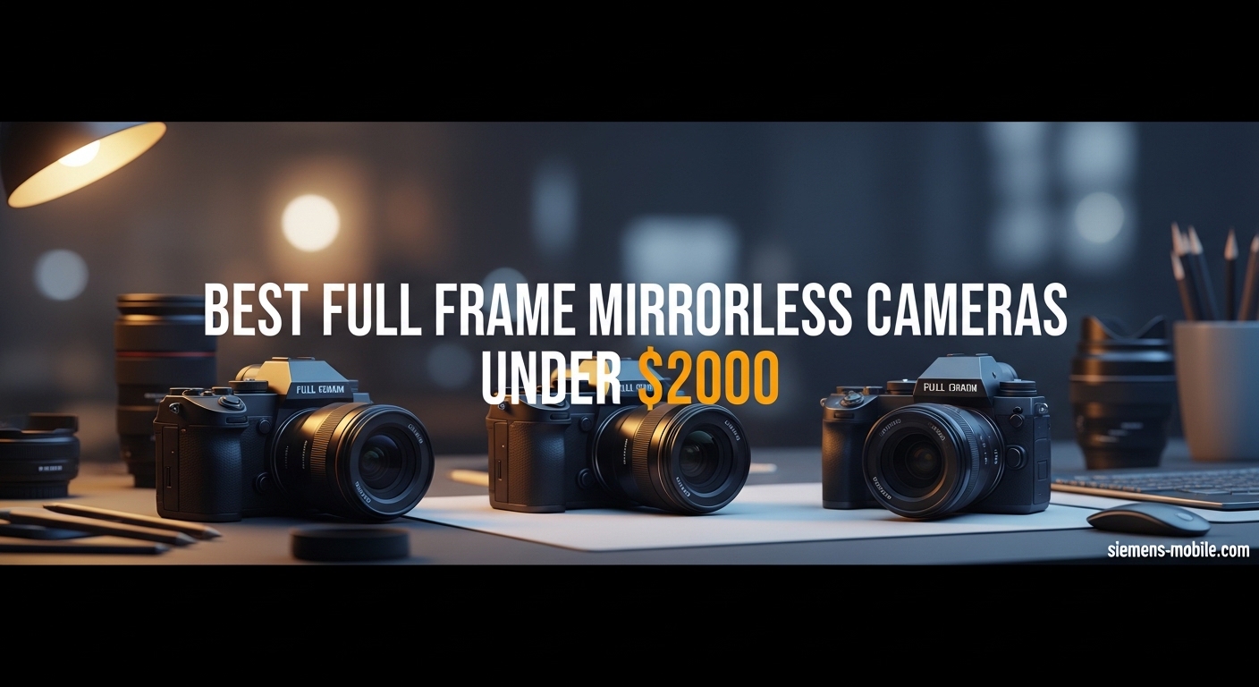 Best Full Frame Mirrorless Cameras Under $2000