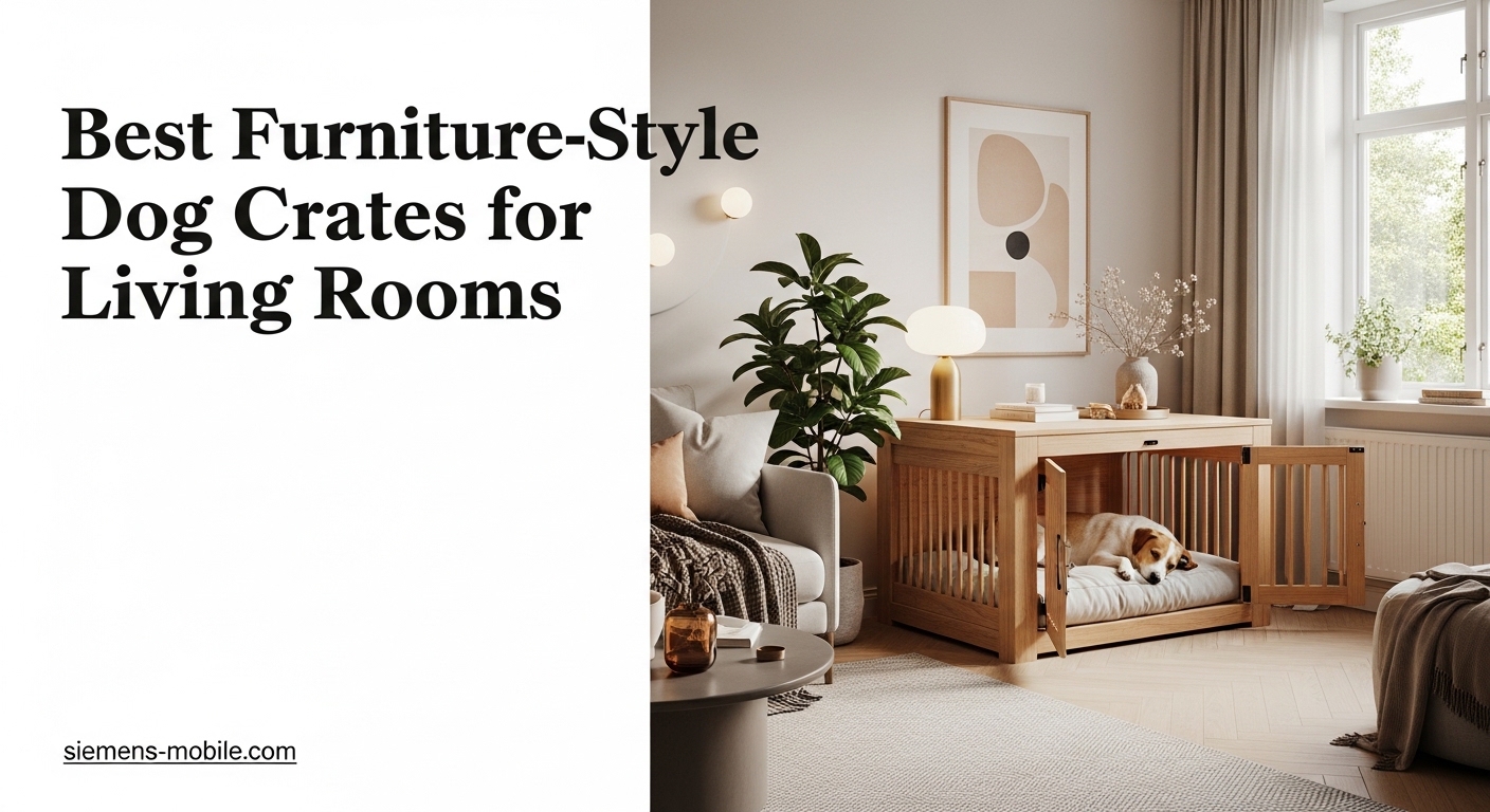 Best Furniture-Style Dog Crates for Living Rooms