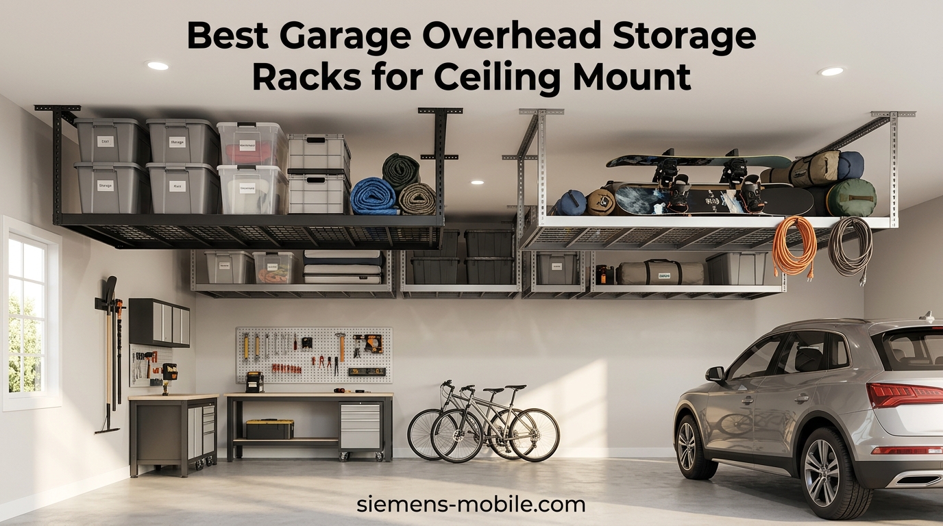 Best Garage Overhead Storage Racks for Ceiling Mount