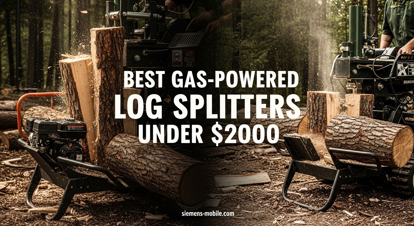 Best Gas-Powered Log Splitters Under $2000