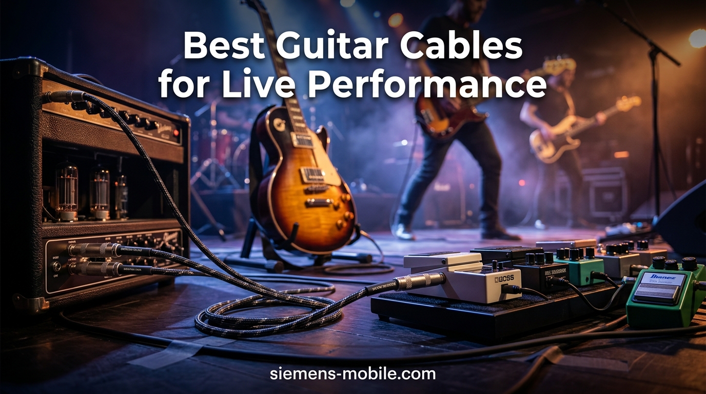 Best Guitar Cables for Live Performance