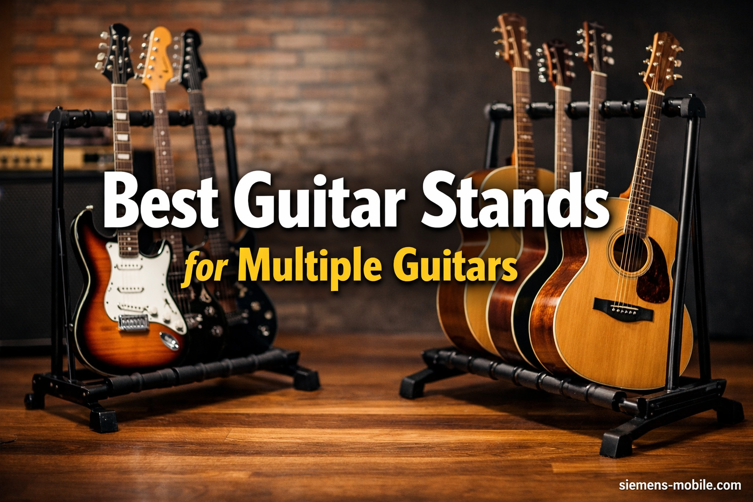 Best Guitar Stands for Multiple Guitars