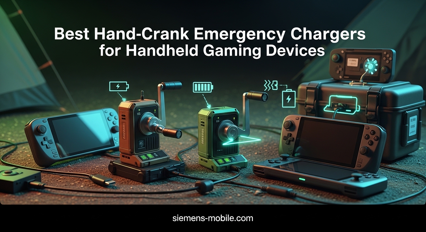 Best Hand-Crank Emergency Chargers for Handheld Gaming Devices