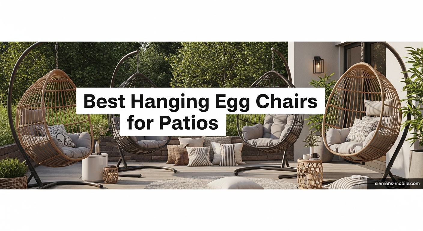 Best Hanging Egg Chairs for Patios
