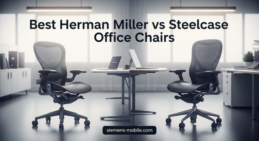 Best Herman Miller vs Steelcase Office Chairs