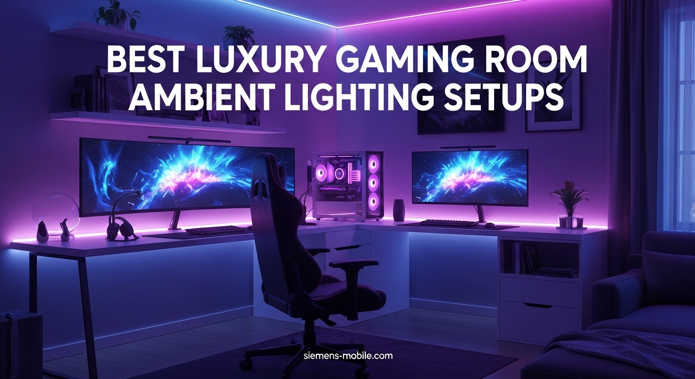 Best Luxury Gaming Room Ambient Lighting Setups