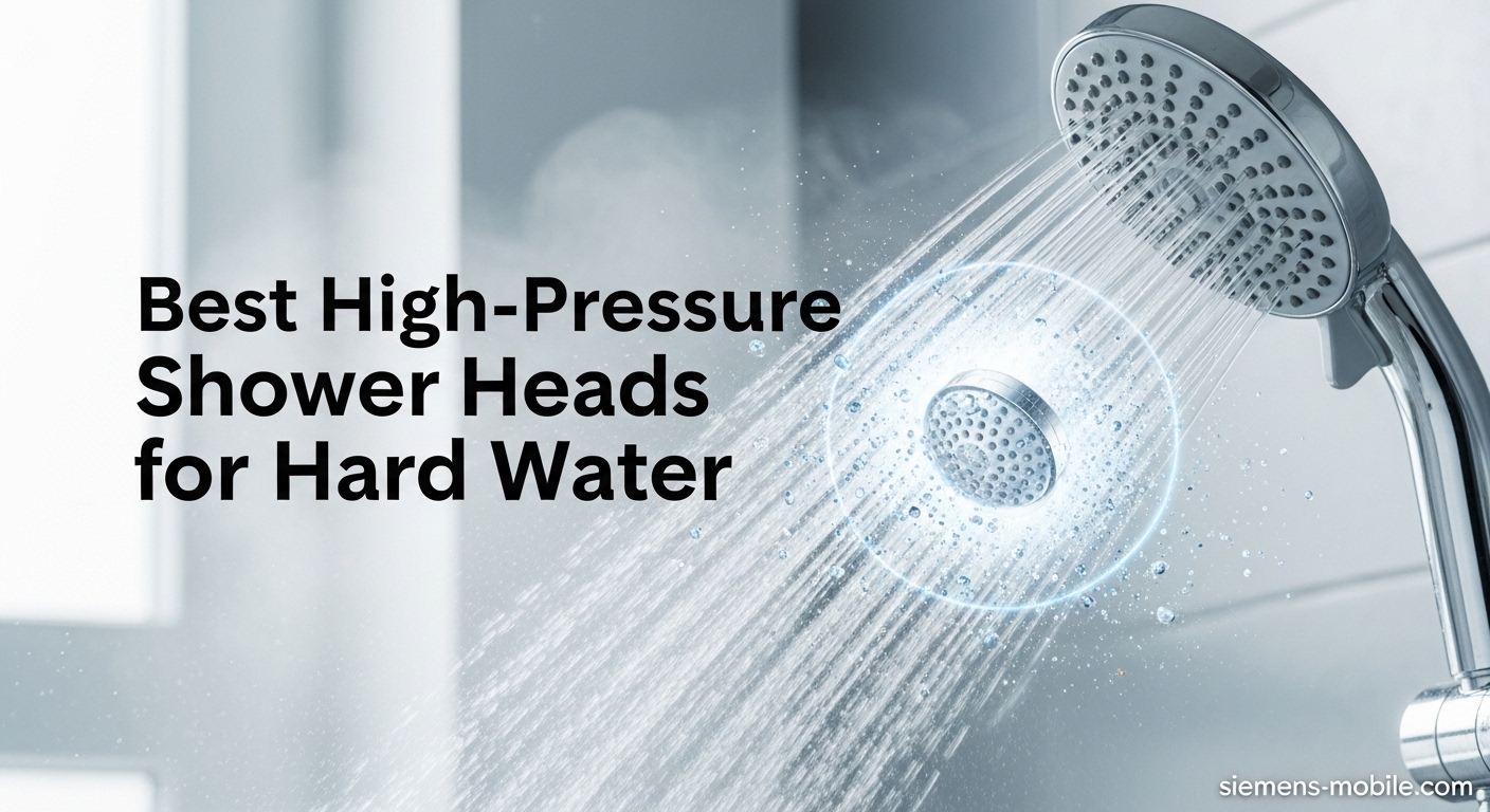 Best High-Pressure Shower Heads for Hard Water