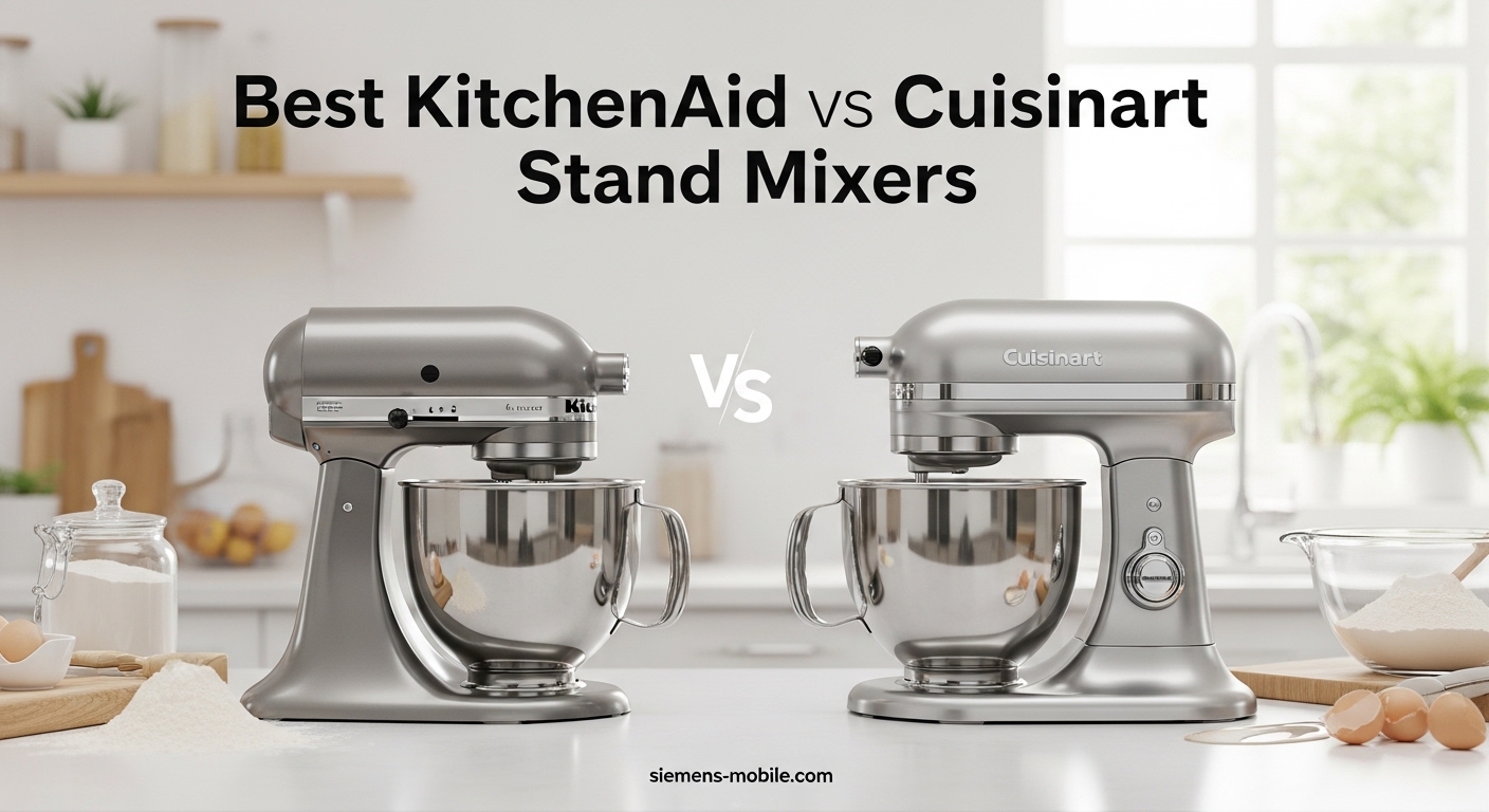 Best KitchenAid vs Cuisinart Stand Mixers