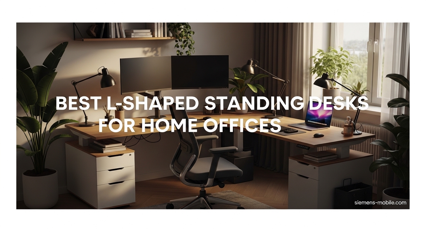 Best L-Shaped Standing Desks for Home Offices