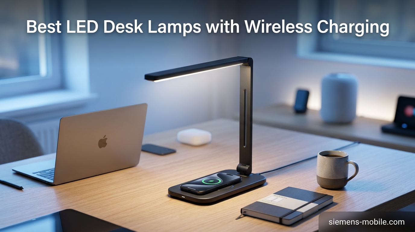Best LED Desk Lamps with Wireless Charging