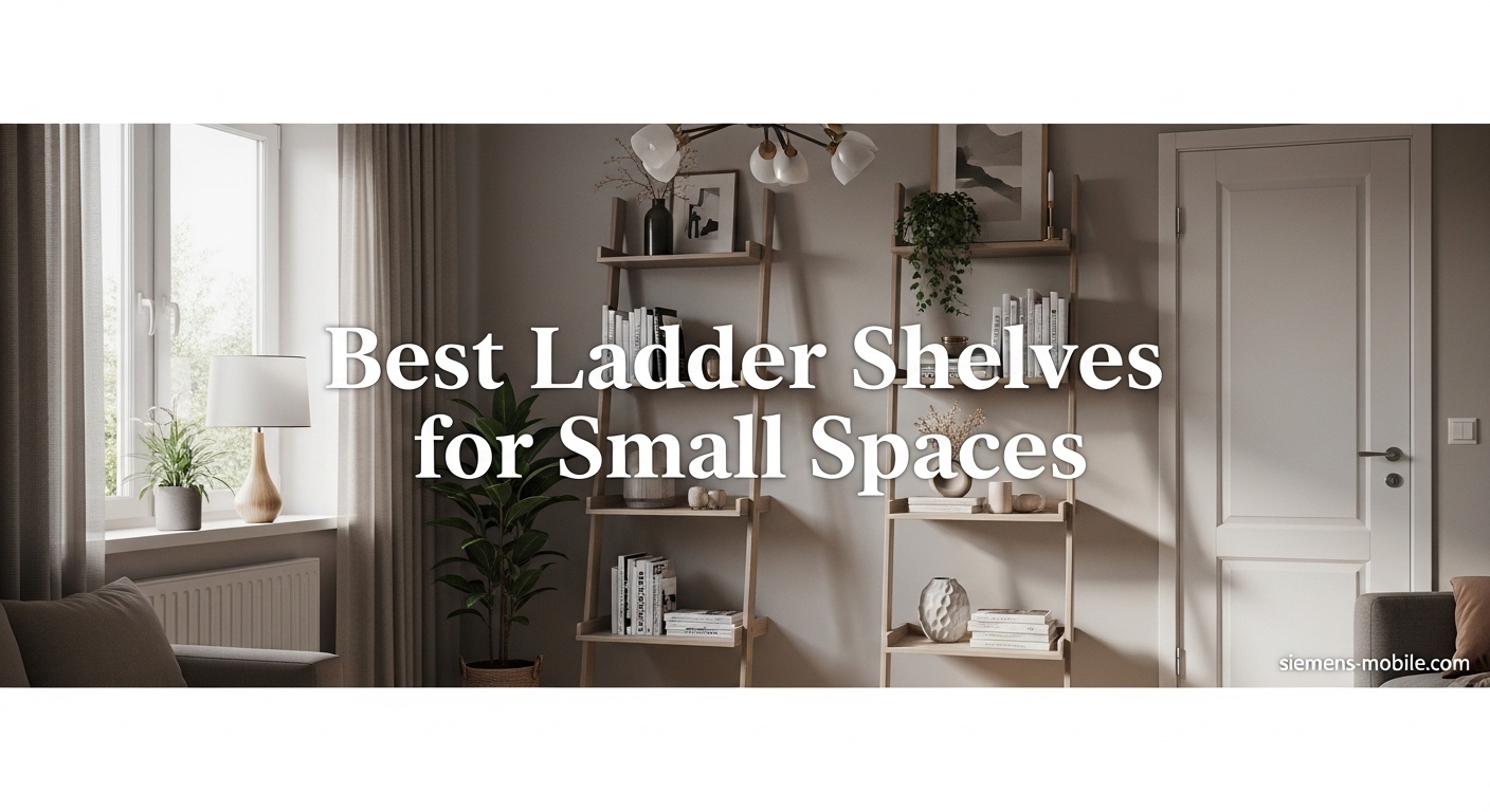 Best Ladder Shelves for Small Spaces