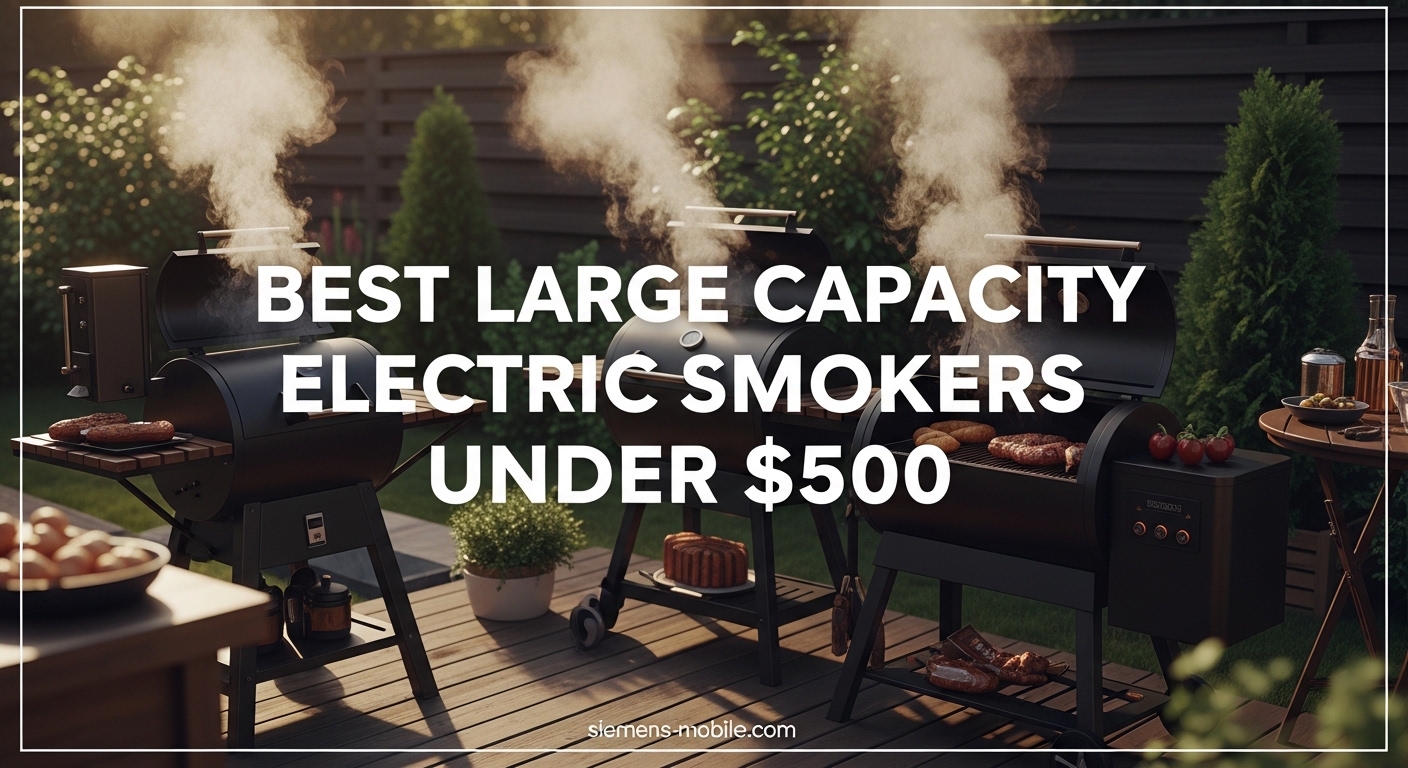 Best Large Capacity Electric Smokers Under $500