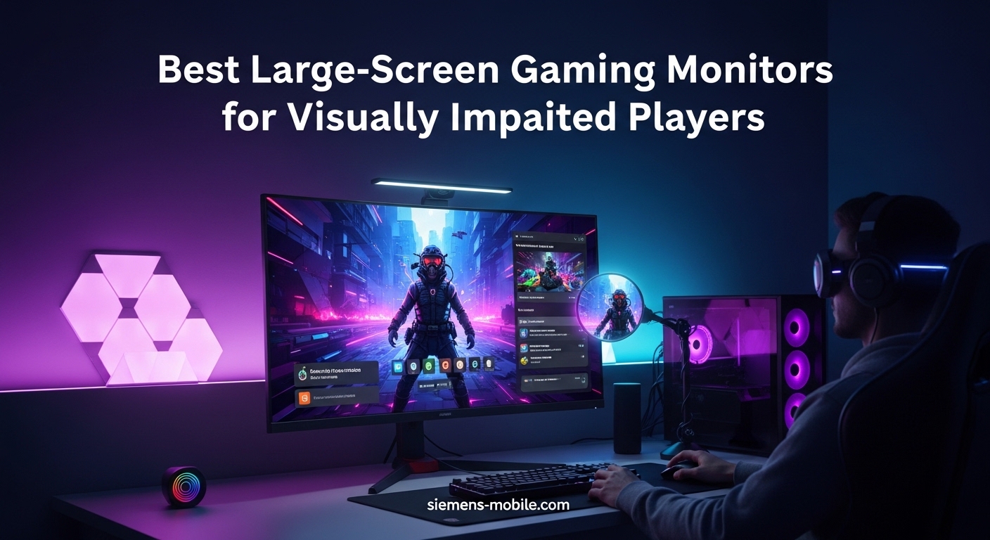 Best Large-Screen Gaming Monitors for Visually Impaired Players